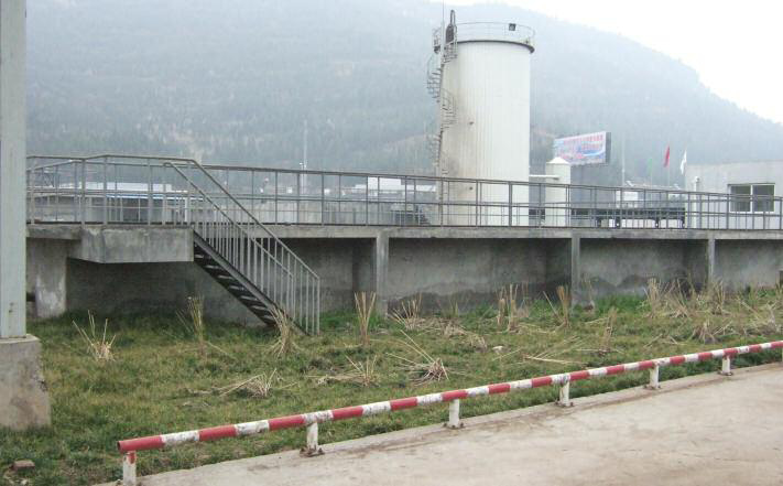 Water treatment plant cleans all effluent from the factory
