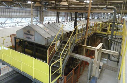 The 35.4m Siempelkamp ContiRoll continuous press on the 430,000m3/year MDP line