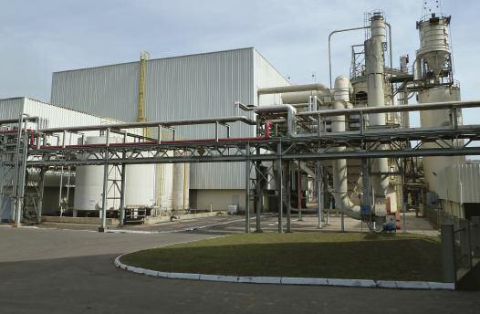 A view of part of the Itapetininga MDP plant, where the group is locating the first of two new MDF lines next year