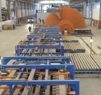 Cooling star and EMG-supplied handling/finishing at Eucatex MDF/HDF, Salto